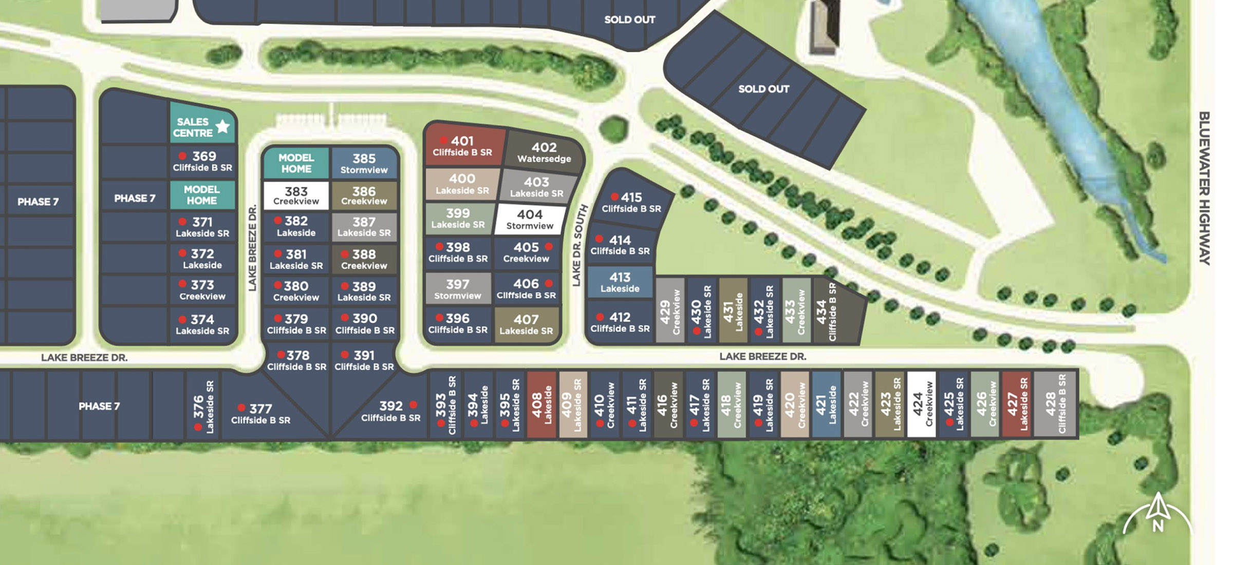 Quick Move in Homes Parkbridge Site Plan Nov 21 scaled